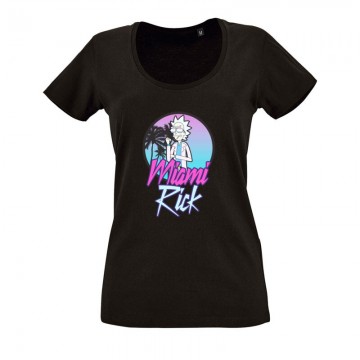 Miami Rick O nyakú női póló