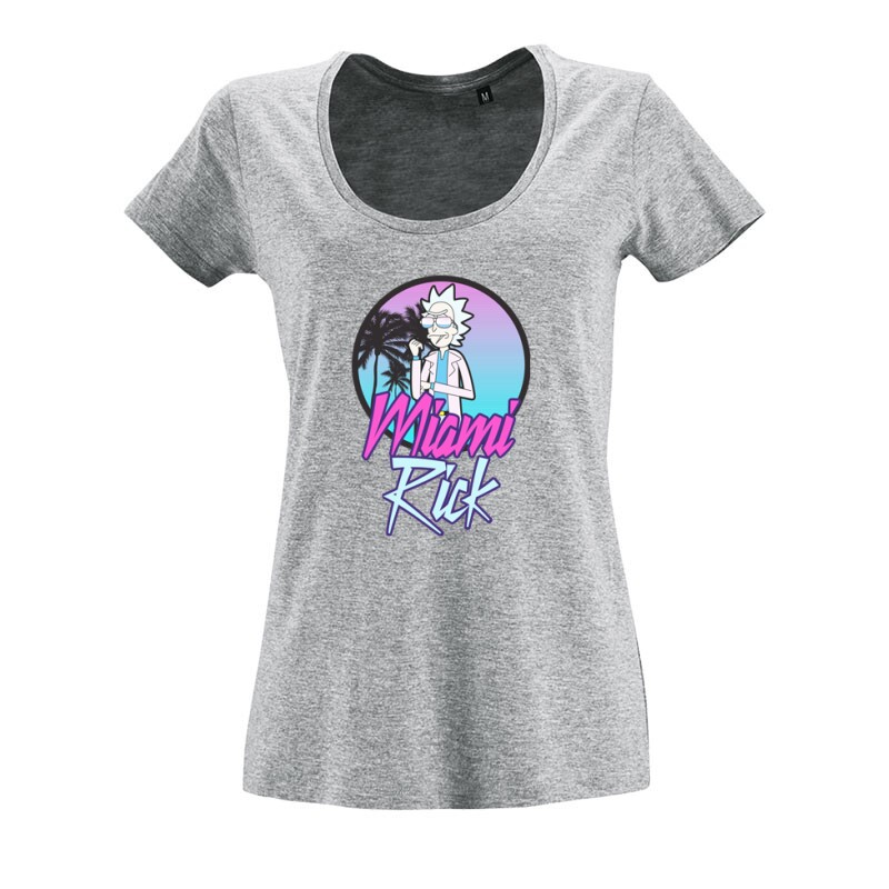 Miami Rick O nyakú női póló