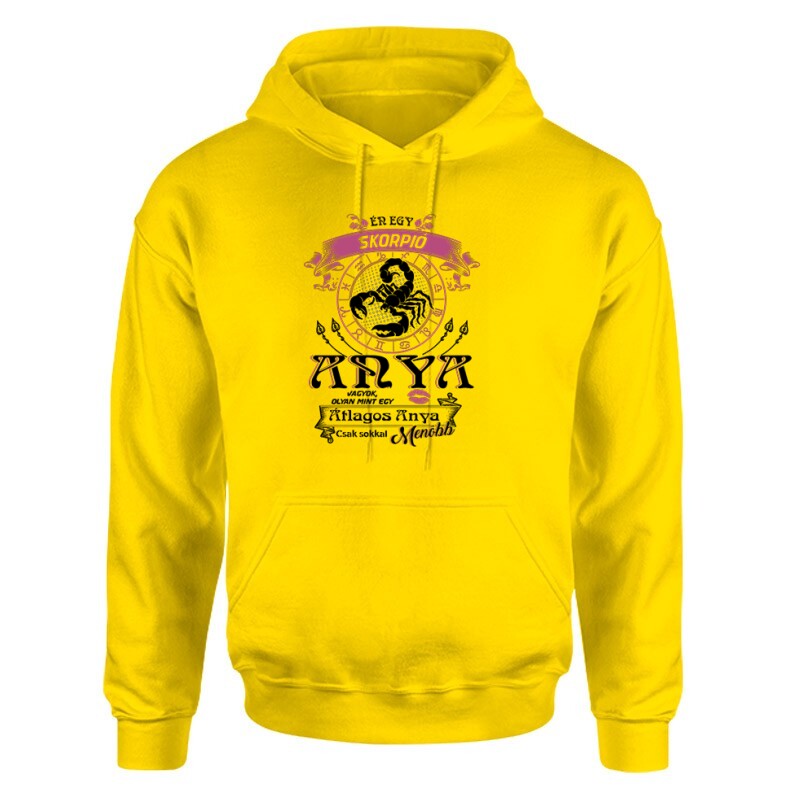 Skorpió Anyuka Unisex pulóver