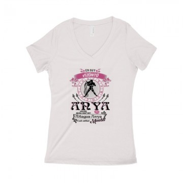 Vízöntő Anyuka Női póló V kivágott