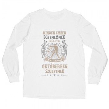 Minden Ember Eygenlőnek Születik-Mérleg Hosszú ujjú póló