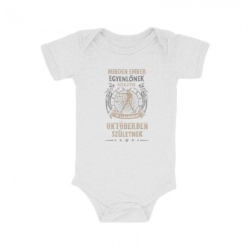 Minden Ember Eygenlőnek Születik-Mérleg Bébi body