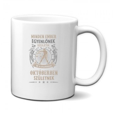 Minden Ember Eygenlőnek Születik-Mérleg Bögre