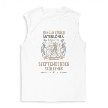 Minden Ember Egyenlőnek Születik Mérleg (09) Férfi Trikó
