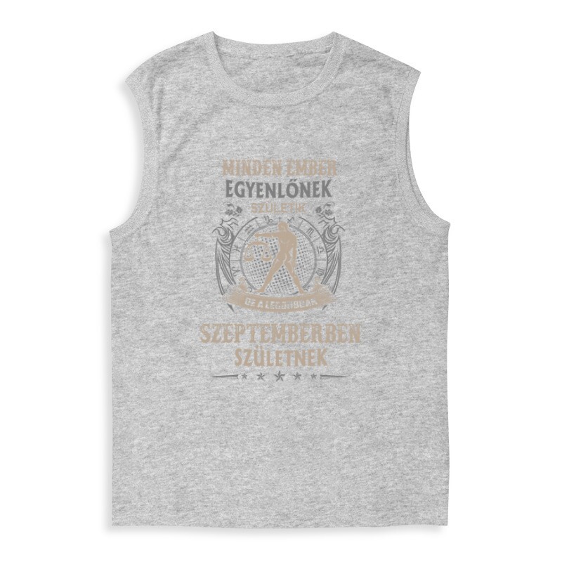 Minden Ember Egyenlőnek Születik Mérleg (09) Férfi Trikó