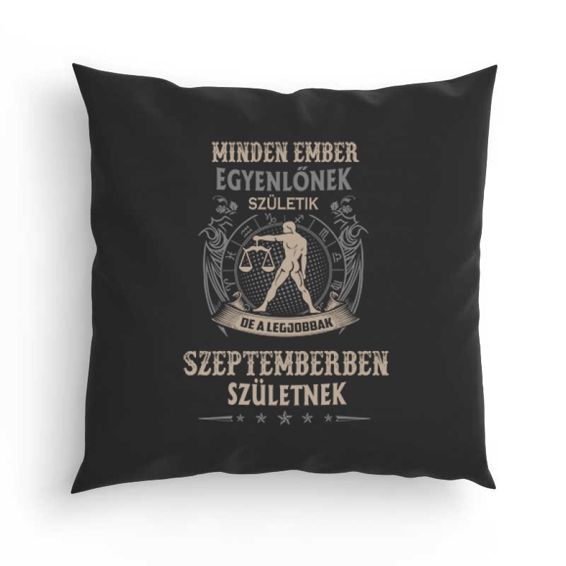 Minden Ember Egyenlőnek Születik Mérleg (09) Párna