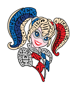 Harley Quinn text