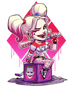 Harley Quinn ütövel