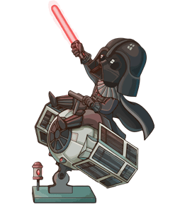 Vader & Tie fighter