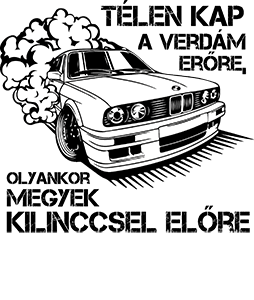 Kilinccsel előre BMW