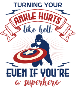 turning your ankle hurts