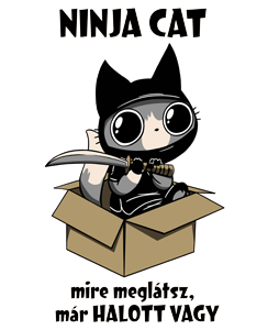 Ninja Cat Mire meglátsz már halott vagy