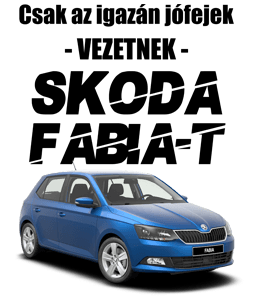 Csak az igazán jófejek vezetnek Fabiát