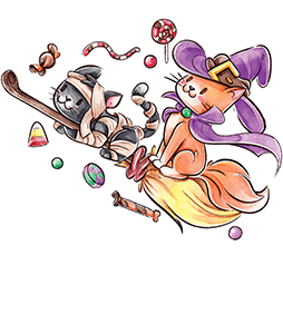 Halloween cats