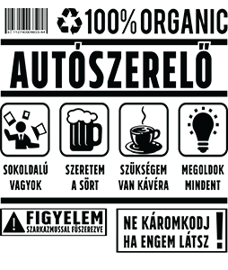 100% organic (autószerelő)
