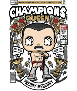 Freddie Mercury We are the Champions