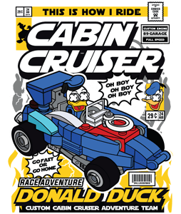 Cabin Cruiser Donald Duck