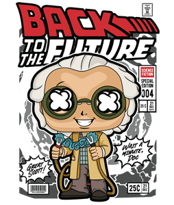 Emmett Brown Back to the future