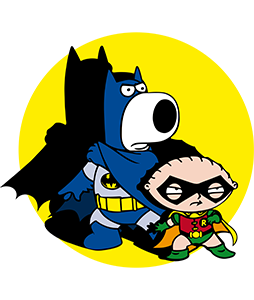 Brian és Stewie _ Batman