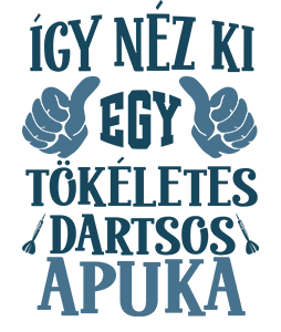 Tökéletes dartsos apuka