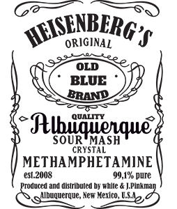 Heisenberg whiskey label