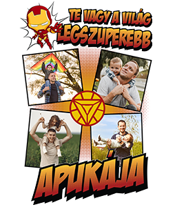 A világ legszuperebb apukája (Ironman) Fényképes