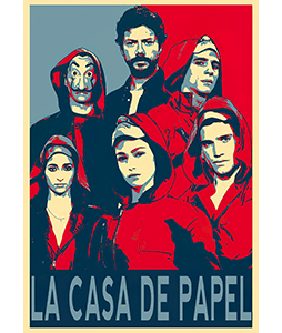 La Casa De Papel(red,blue)