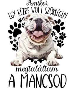 Megtaláltam a mancsod (angol bulldog)