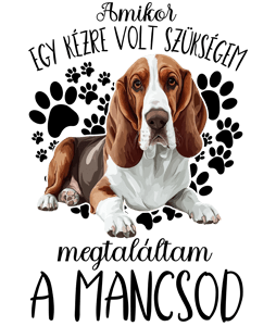 Megtaláltam a mancsod Basset hound
