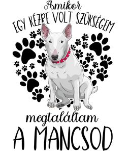 Megtaláltam a mancsod (Bullterrier)