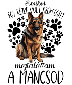 Megtaláltam a mancsod Németjuhász