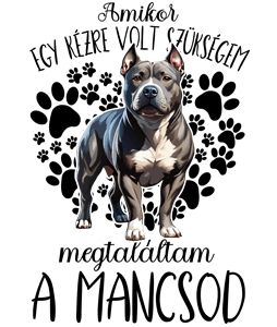 Megtaláltam a mancsod Pitbull