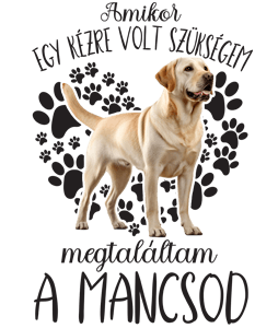 Megtaláltam a mancsod Labrador