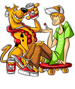 Scooby-Doo Duff beer