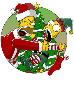 Családi karácsony Bart Simpson