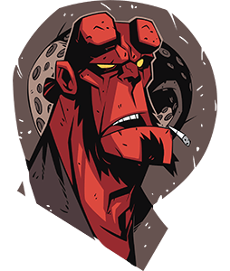 Hellboy Face