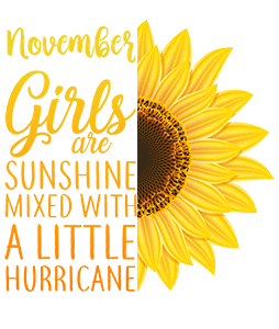 November sunshine and hurricane