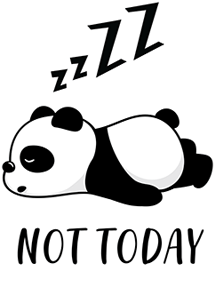 Not Today Panda