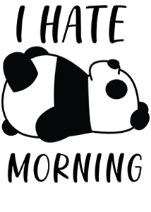 I Hate Morning Panda