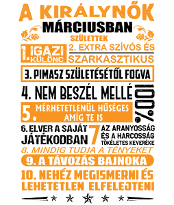 Igazi Különc Kiráynők - Március